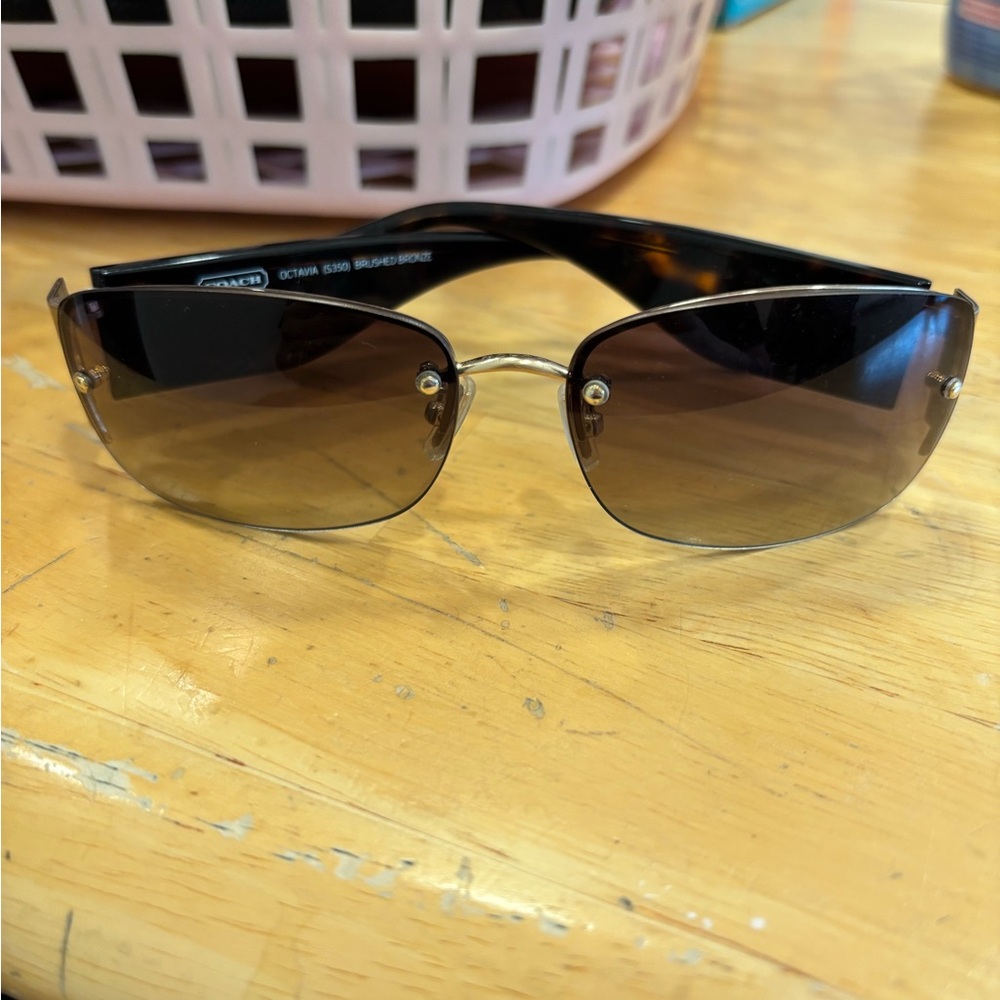 Coach Octavia Brushed Bronze Sunglasses